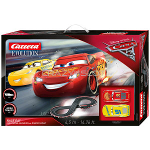 Carrera Evolution Disney Pixar Cars 3 Take Off Set