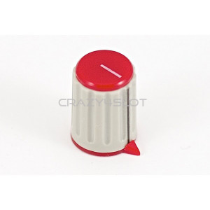 Red Potentiometer Knob