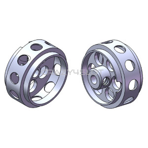 Aluminium Wheels 16.5x8.2mm No Air System