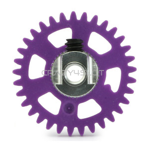 Plastic Sidewinder Evo Crown 33t 17.5mm Magenta