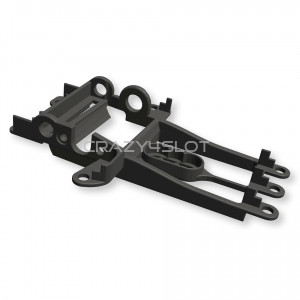 Medium Black Sw Motor Support Offset 1mm NSR Hypercar