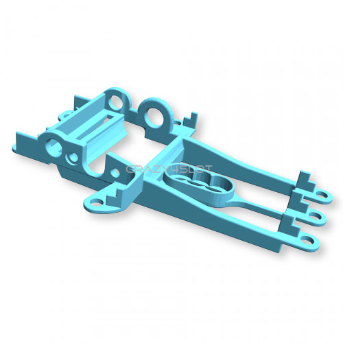 Soft Blue Sw Motor Support Offset 1mm NSR Hypercar Soft Blue Sw Motor Support Offset 1mm NSR Hypercar