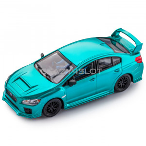 Subaru WRX STI Cyan with Front Lights Subaru WRX STI Cyan with Front Lights