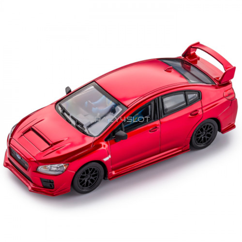 Subaru WRX STI Red with Front Lights Subaru WRX STI Red with Front Lights