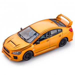 Subaru WRX STI Orange with Front Lights Subaru WRX STI Orange with Front Lights