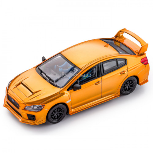 Subaru WRX STI Orange with Front Lights Subaru WRX STI Orange with Front Lights
