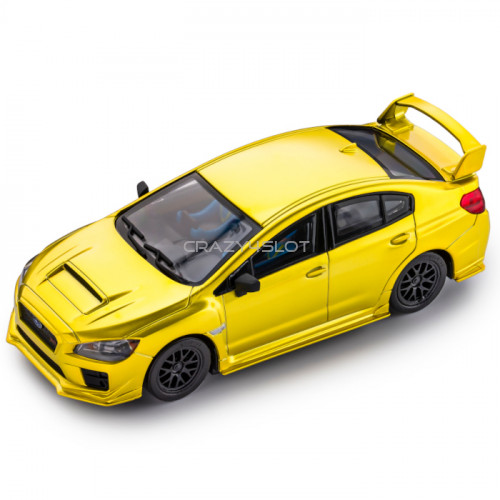 Subaru WRX STI Yellow with Front Lights Subaru WRX STI Yellow with Front Lights