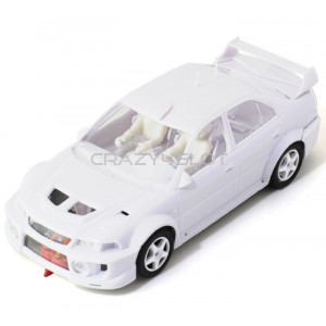 Mitsubishi Evo V White Racing Kit - Anglewinder