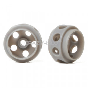 Grey Delrin Wheels 15.5 x 9 mm