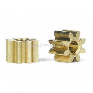 Inline Brass Pinion 8 Teeth 5.5mm