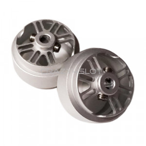 Rear Aluminium Silver Wheels 16.5 x 10 mm