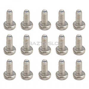 Stainless Steel Phillips Dome Head Screws M2 x 6mm