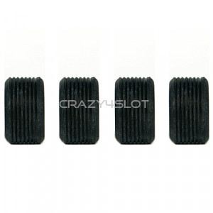 Ribbed Tyres 19 x 10 mm