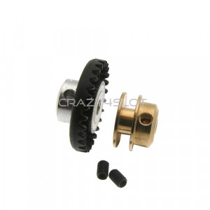 Nylon Inline Crown 27 Teeth Black