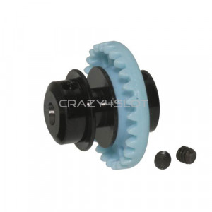 Nylon Inline Crown 25 Teeth Blue