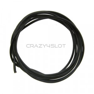 Ultra Flexible Silicon Cable Black 1 meter