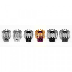 Removable Brass Pinion 13z  6.7mm Purple