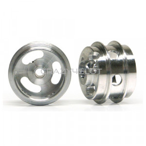 Aluminium Wheels 15.8x10mm Short Air Hub Holed