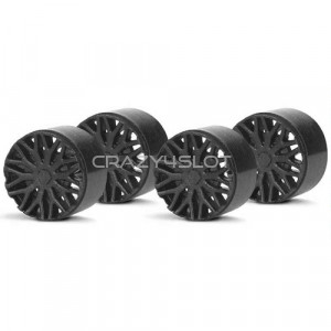 Wheel Inserts BBS Black for F1 Hubs