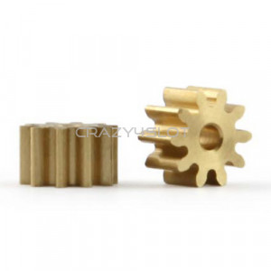 Brass Pinion 10 Teeth 6mm Internal 1.5mm