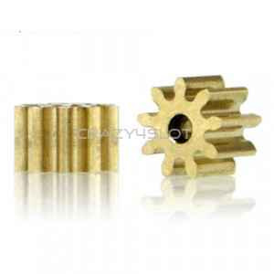 Brass Pinion 9 Teeth 5.5mm Internal 1.5mm