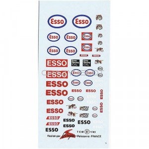 Esso Waterslide Decals 1:43