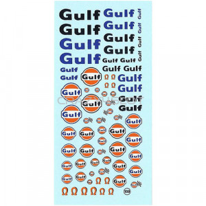 Gulf Waterslide Decals 1:43