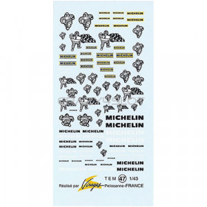 Michelin Waterslide Decals 1:43