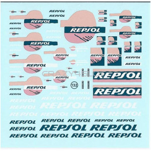 Repsol Fluo Waterslide Decals 1:43